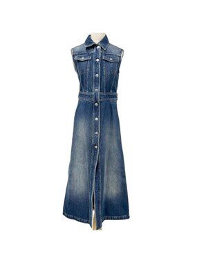 Dior | Dresses | Christian Dior Denim Dress | Poshmark